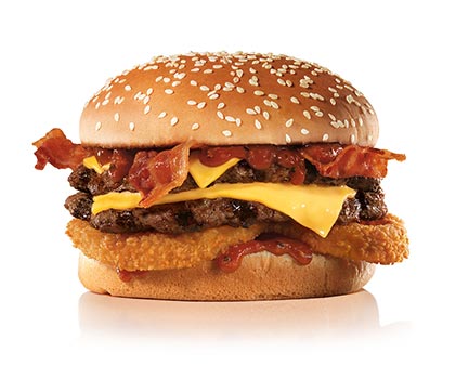 Calories in Carl's Jr. Double Western Bacon Cheeseburger