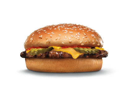 Calories in Carl's Jr. Cheeseburger