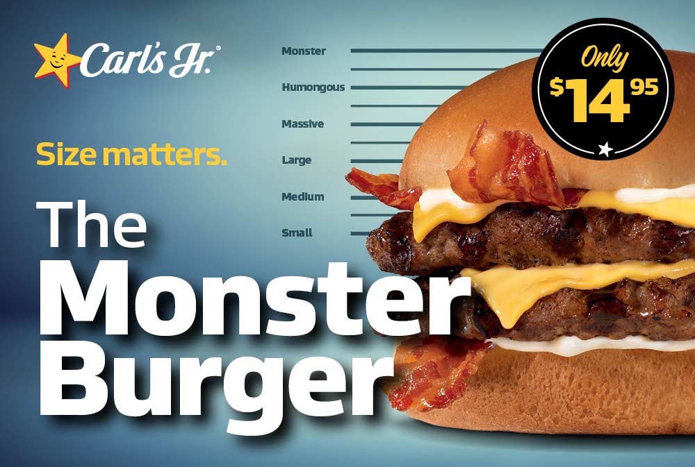 to Carl's Jr. Australia Taste you Can Swear By!