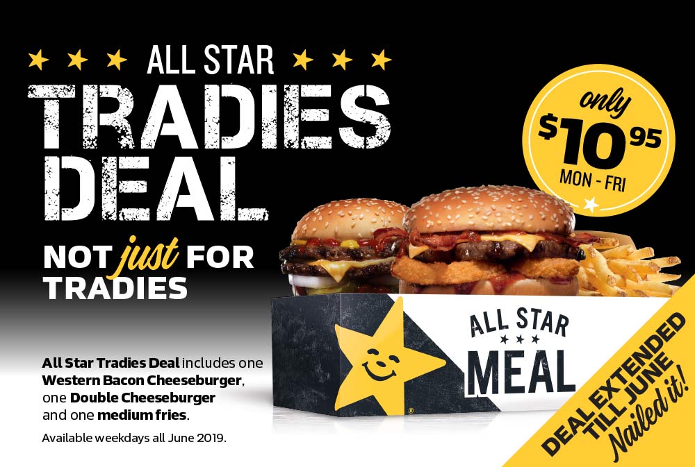 to Carl's Jr. Australia Taste you Can Swear By!