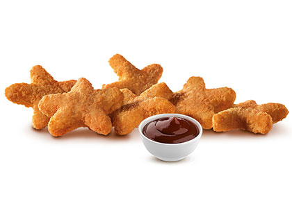Calories in Carl's Jr. 6 Pieces Chicken Stars
